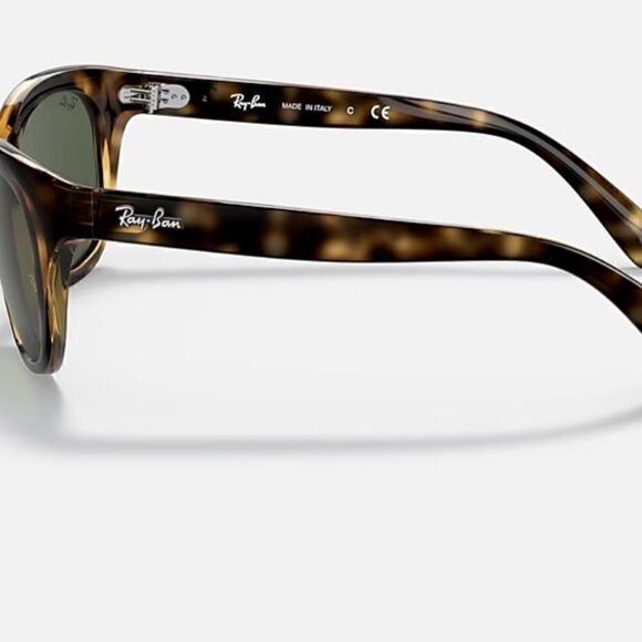 Ray-Ban RB4216 Women\'s Sunglasses 601/11 Polished Havana LENSES Green NWT $229 main image 9